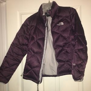 The North Face jacket size small plum color 💜